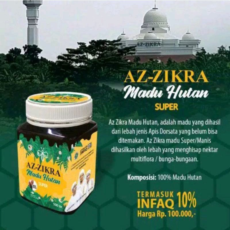 Jual Madu Super Original Az Zikra 500gr Shopee Indonesia