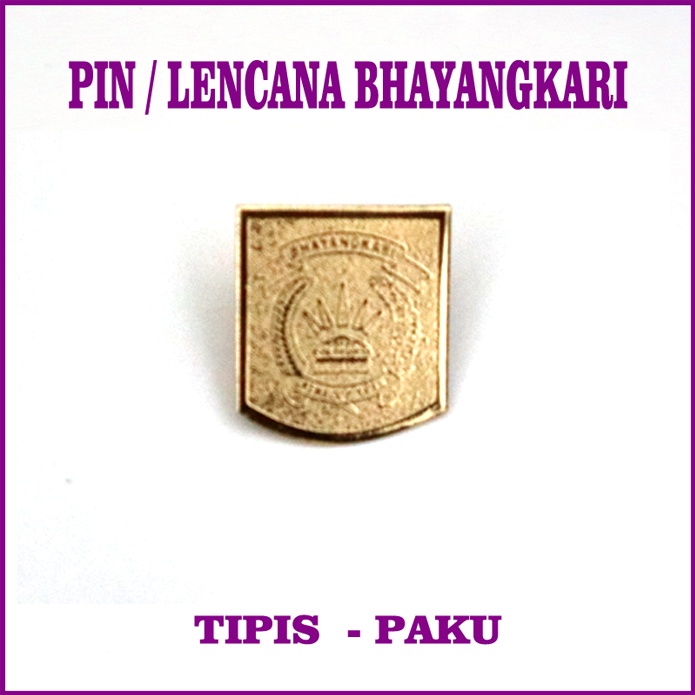 Pin Bhayangkari EMAS Pin Bhayangkari GOLD Lencana Bhayangkari EMAS