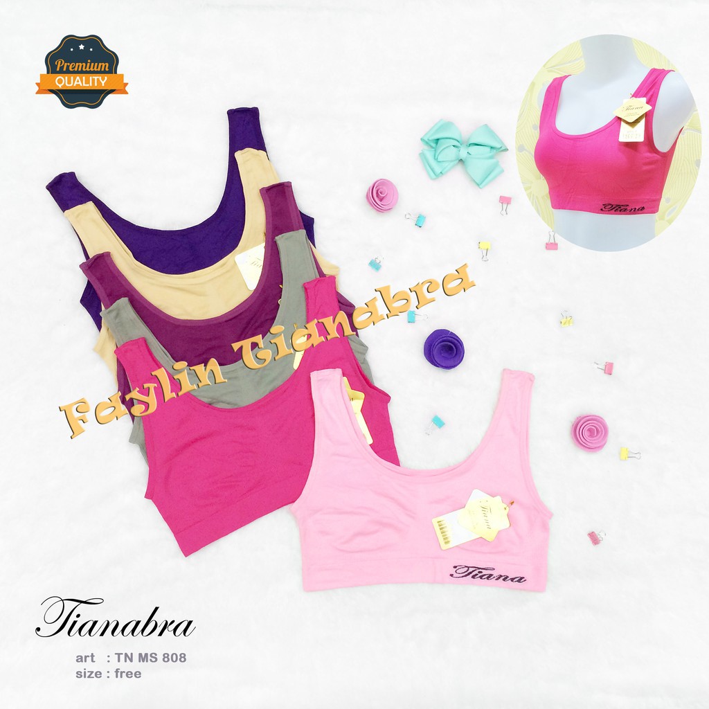 PROMO!! MINISET Remaja TIANA Anak ABG SD SMP LUSINAN Rajut Tanpa Jahitan Umur 8 s/d 12 Tahun Multiwarna - Dalaman Mini Set Anak Perempuan Remaja Abg - Singlet Anak Wanita