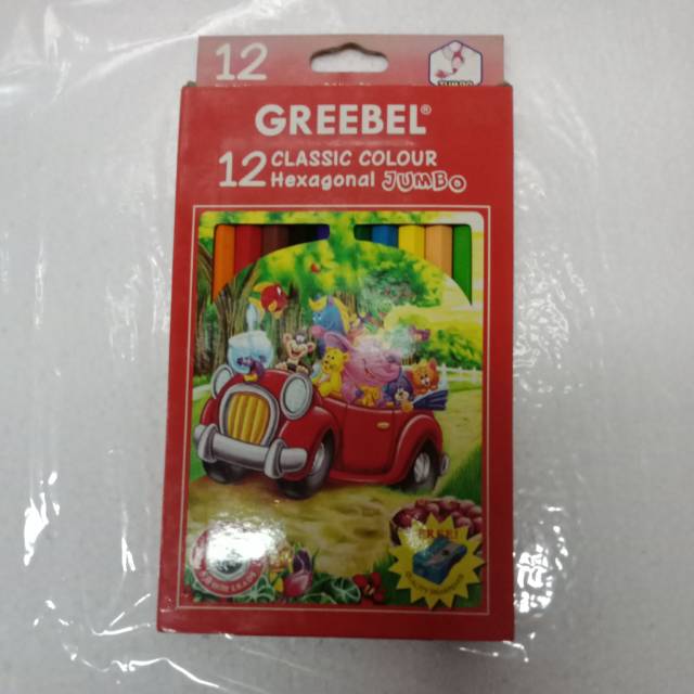 

Pensil Warna Greebel 12 Classic Colour Hexagonal Jumbo