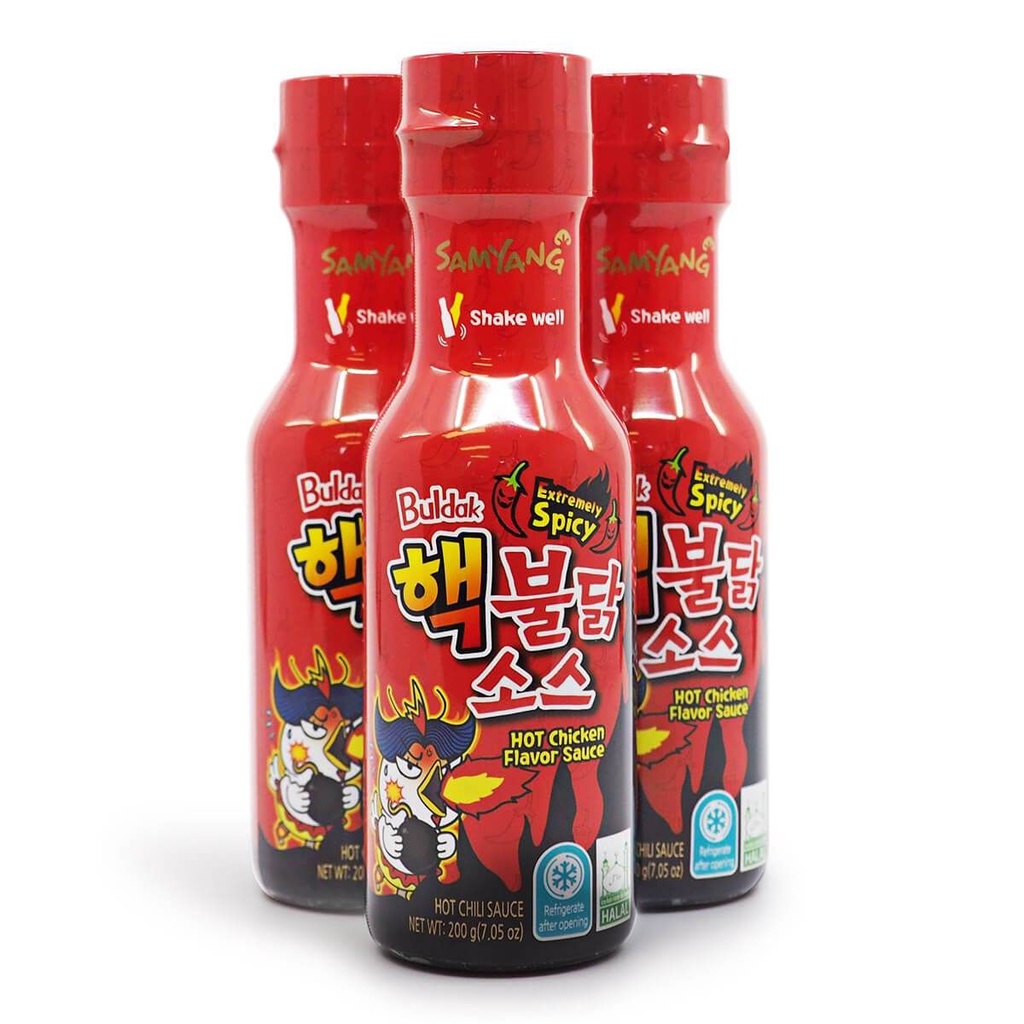 

(SAUS) SAMYANG BULDAK EXTREMELY SPICY HOT CHIKEN FLAVOR SAUCE 200GR