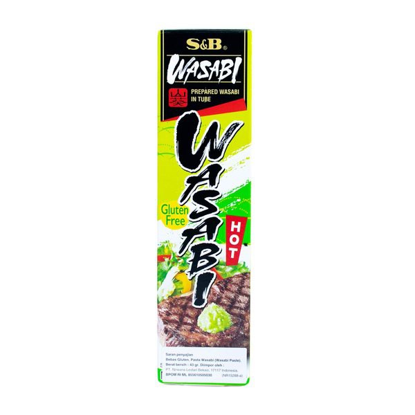 

S&B Wasabi Gluten Free 40g - S &B Cabai Hijau Pedas Jepang Tube SB