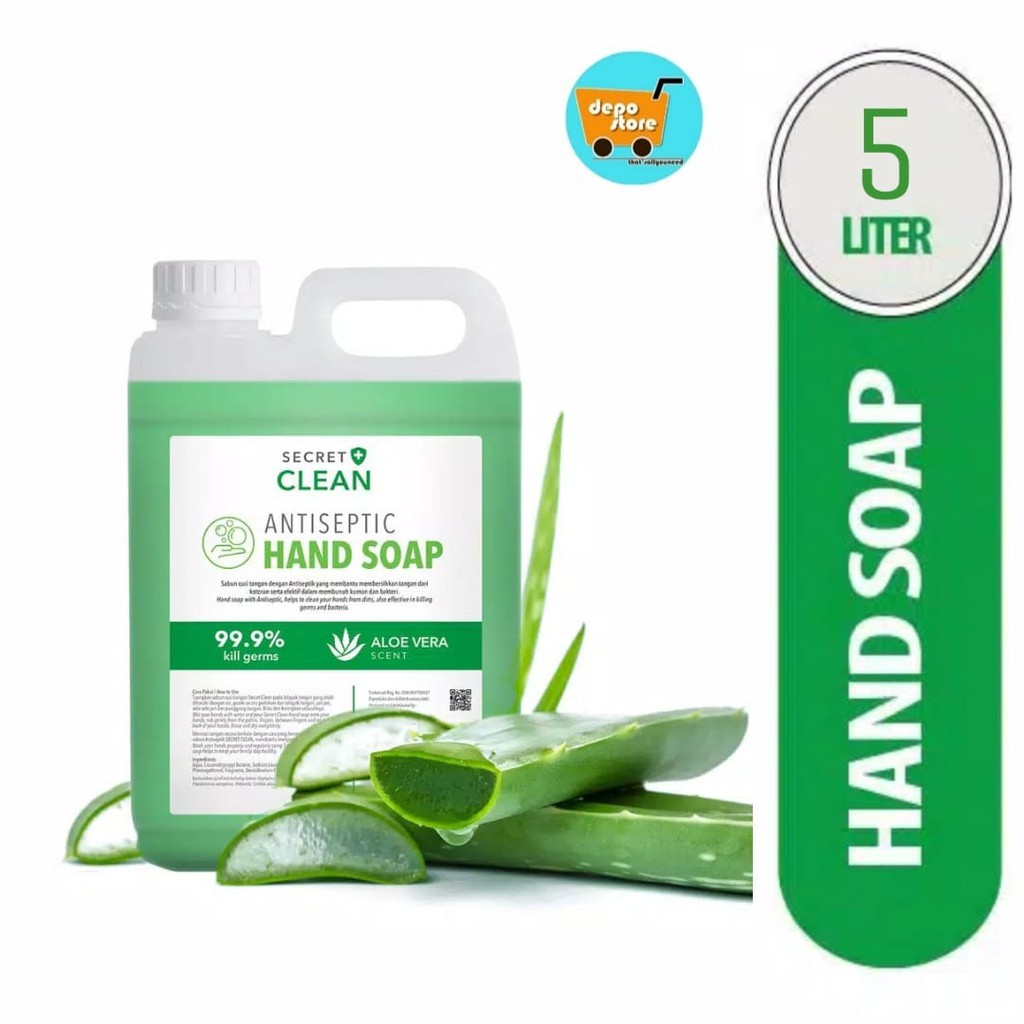 SECRET CLEAN ANTISEPTIC HAND SOAP 5 LITER  #04