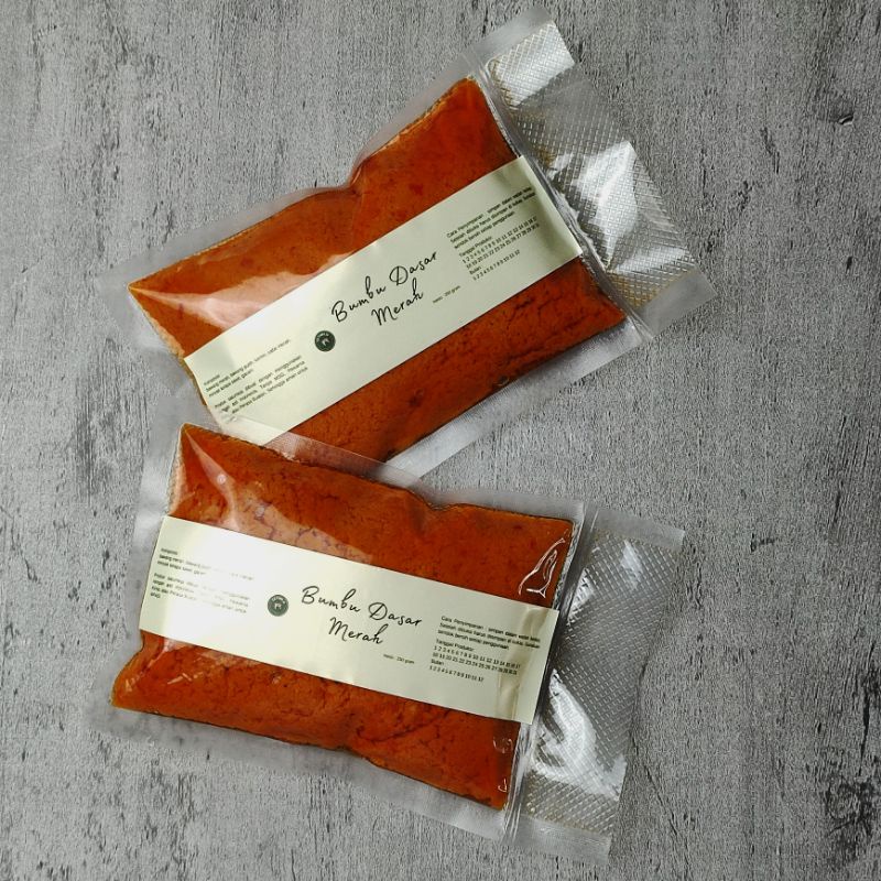 SATUMEJA - bumbu dasar putih / kuning / merah / hijau / oren / bumbu MPASI  [kemasan ekonomis]