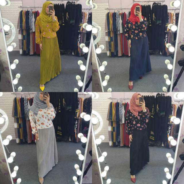 PLISKET FLOWER DRESS