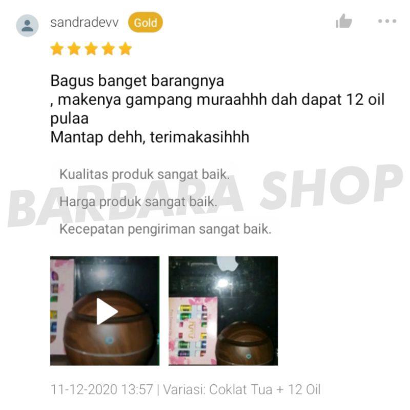Air Humidifier Diffuser Aromatherapy Aromaterapi Disfuser Taffware Pelembab Pewangi Ruangan 130ml
