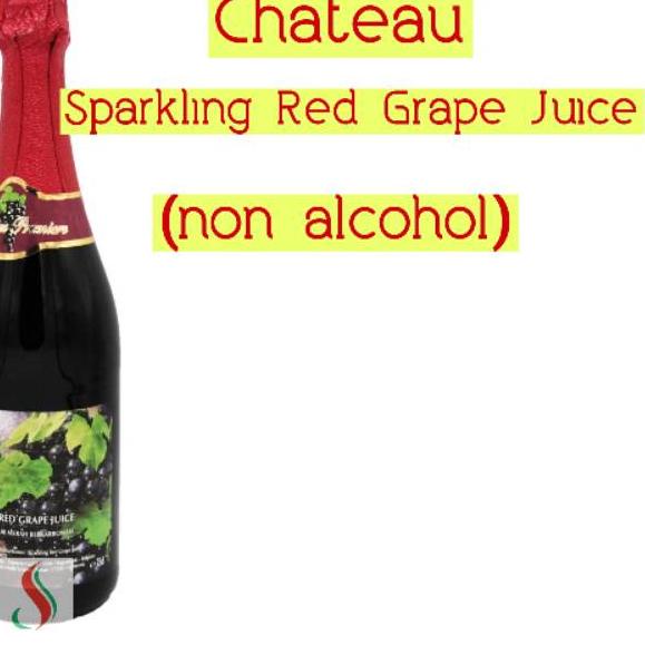 

11.11✔️Chateau Sparkling Juice - Red Grape Juice 750ml (non alcohol). Minuman anggur|RA2