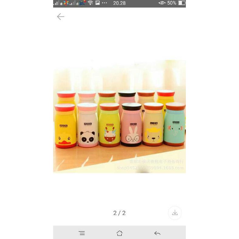 TERMOS KARAKTER KECIL 260 ML