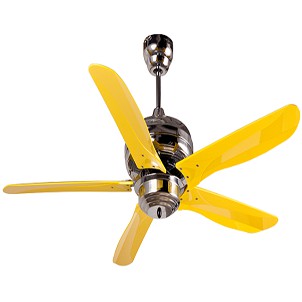 MT.EDMA 54in CATHAY Ceiling Fan Dekoratif (Yellow) + Remote Control