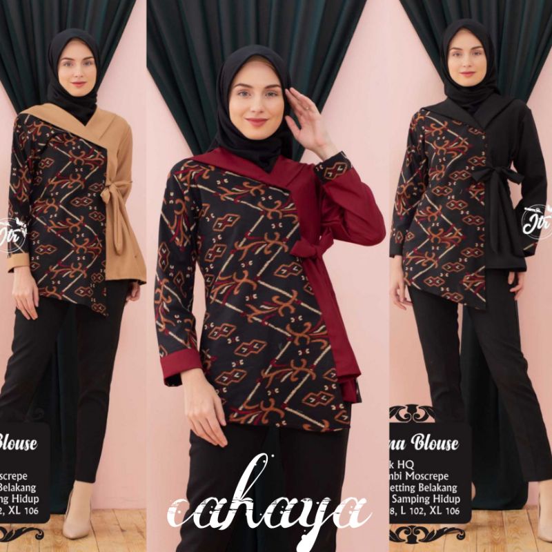 Cuci Gudang Tey-17 Batik Wanita Asj Sa Hrb026 Kenongo Kemeja Tosca Pendek DxBykLjuQjdxKg