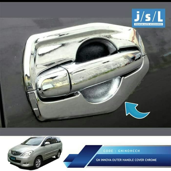 Kijang Innova Outer Handle Cover Chrome /Aksesoris Kijang Innova