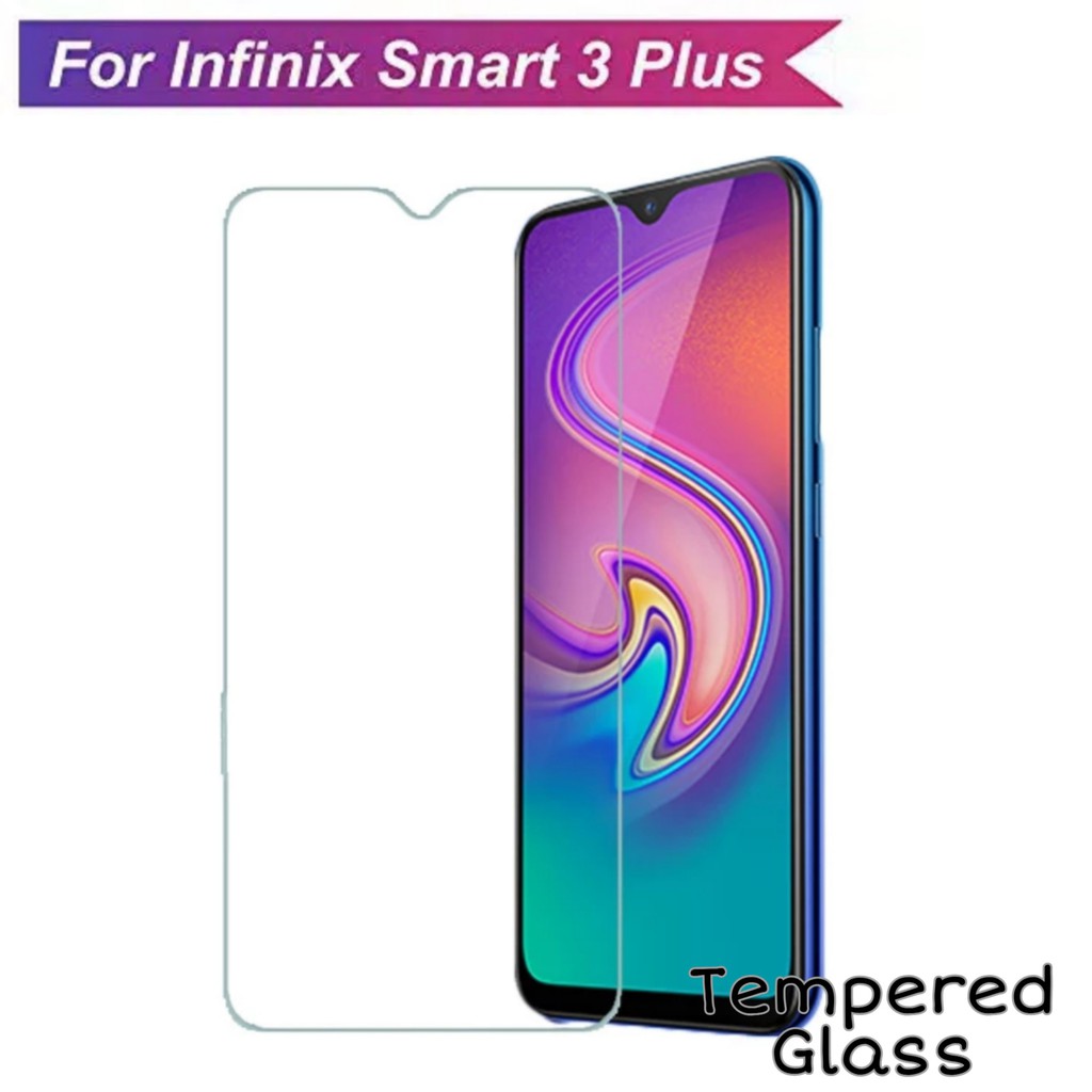 Tempered Glass Clear Infinix Smart 3 Plus