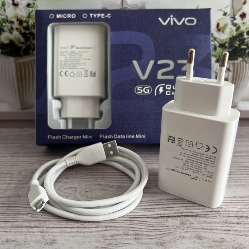 CHARGER VIVO 44W SUPPORT FAST CHARGING ORIGINAL