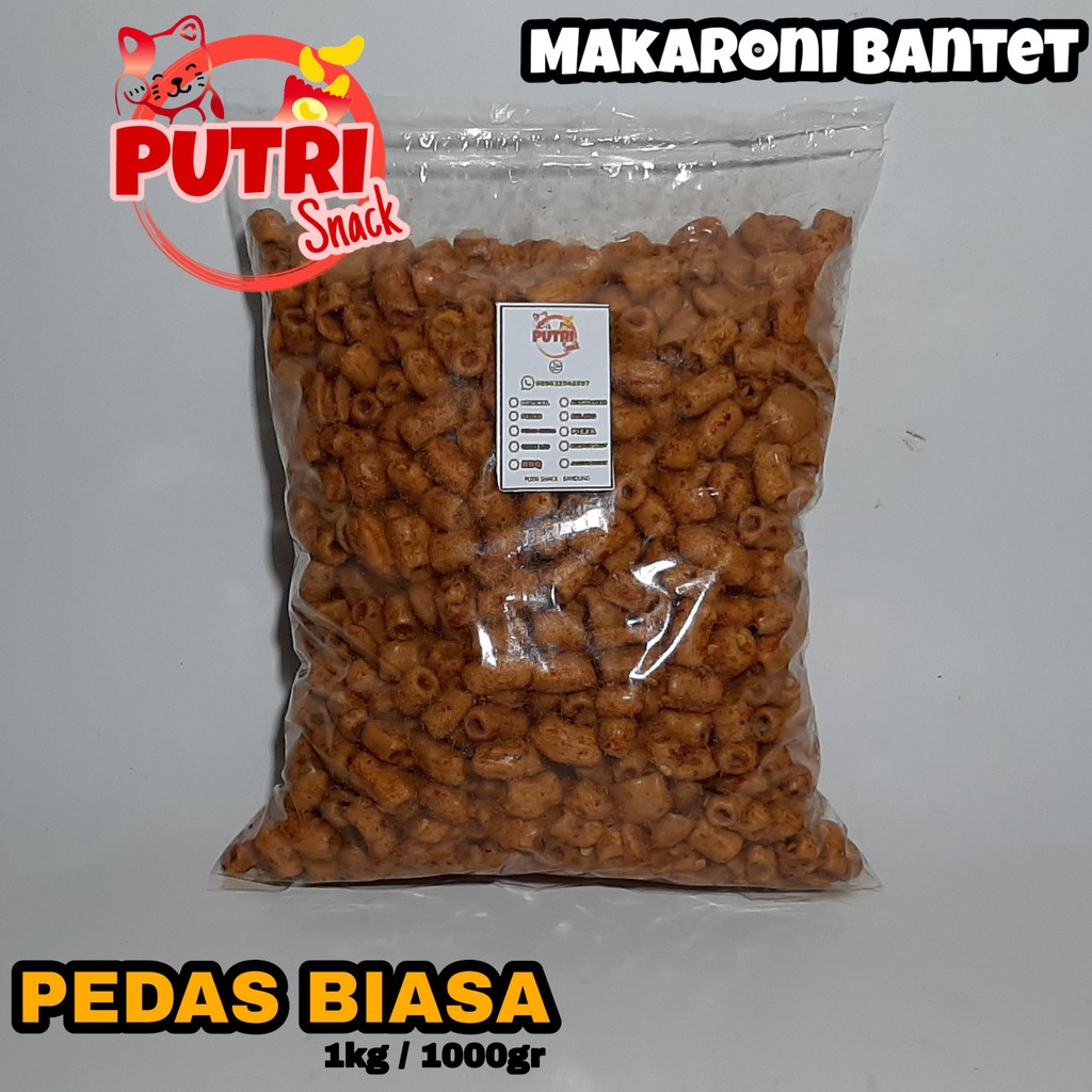 Makaroni Bantet Kiloan Putri Snack