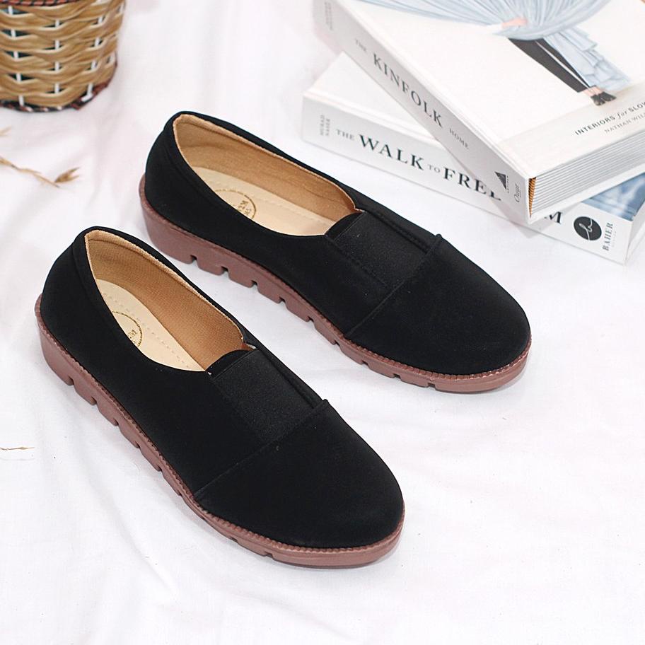 [SKU : 0GJ] Mym2m Rezilia Sepatu Wanita Slip on kasual