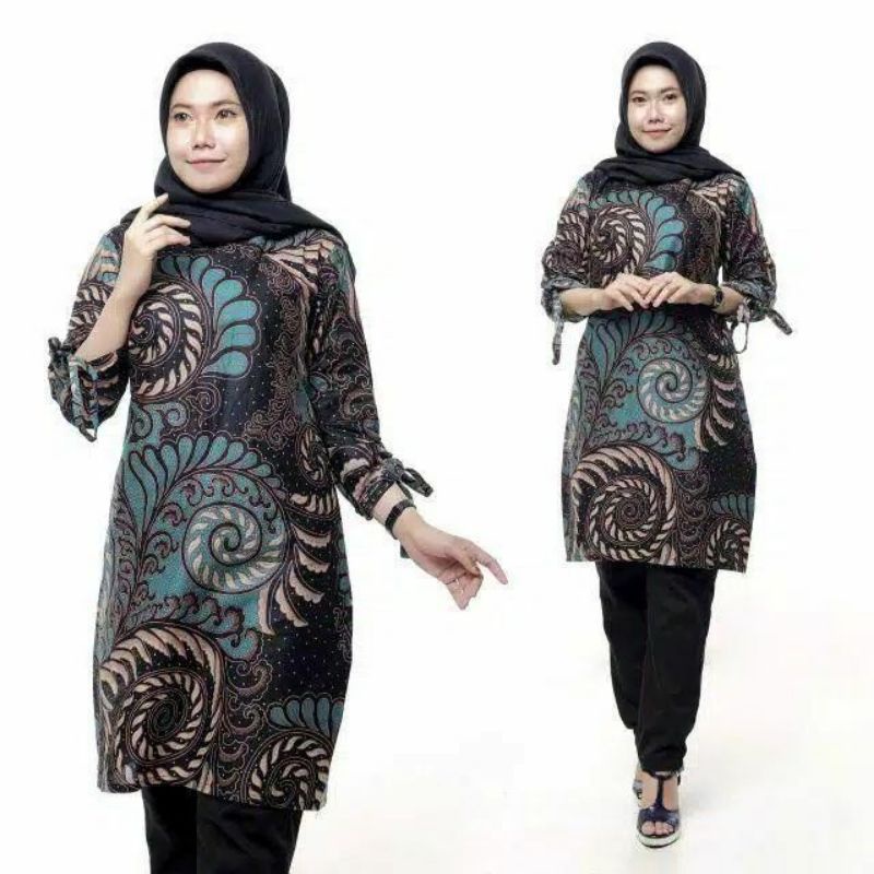 BAJU BATIK TUNIK WANITA TERBARU