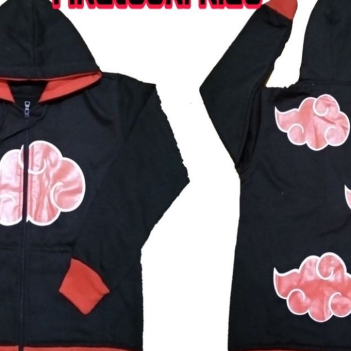 OUTWEAR JACKET ANAK KECIL KID SON KIDS TK PAUD  SD SMP PRIA o/ jaket anak naruto akatsuki (anak