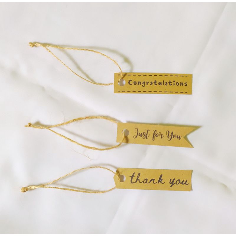 

Hang Tag Label Rustic | Greeting Card | Hang Tag Kraft Paper 200 GSM | Label Olshop Hampers Giftbox Vintage