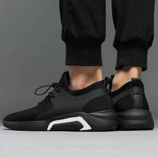  Sepatu  Hitam Pria  Ringan  Running Lari Bernapas Luar 