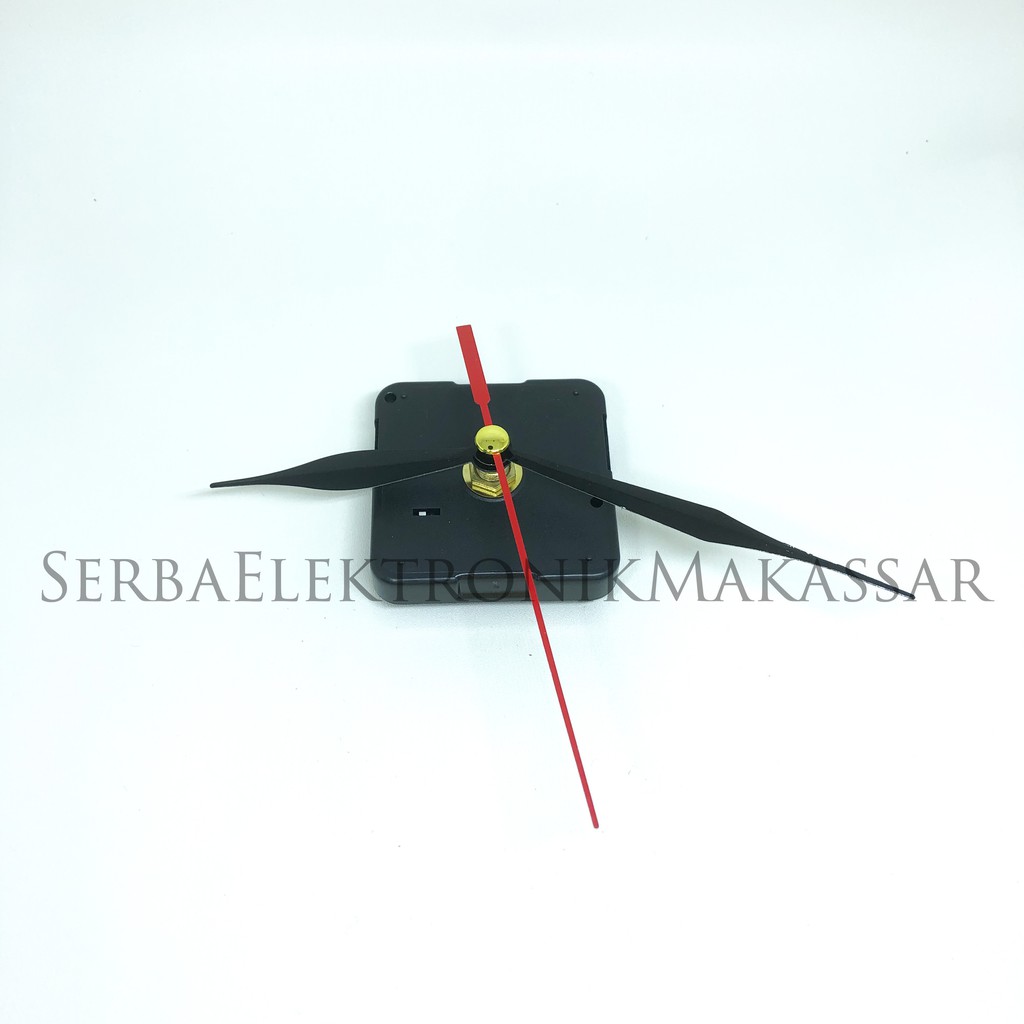 Mesin Jam Dinding + Jarum Bonus Baterai AA 1pcs