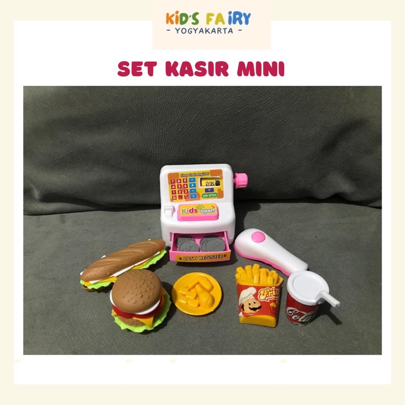 Set Kasir Mini Mainan Anak Perempuan