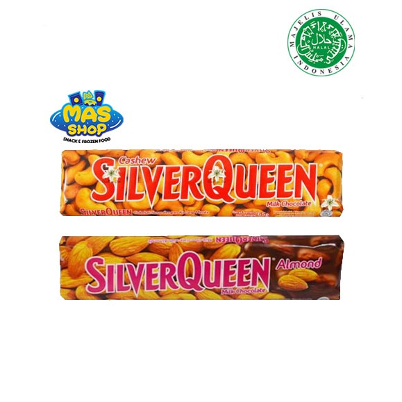 Silverqueen mede almond 58gr Silverqueen cashew mede fresh exp setahun SilverQueen Milk Chocolate