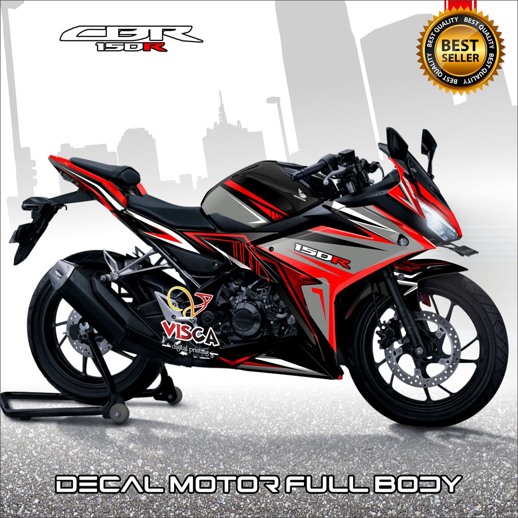 Decal Cbr 150r Facelift Full Body Decal Cbr 150r Full Body Stiker Cbr150r Full Body Garfis Red1