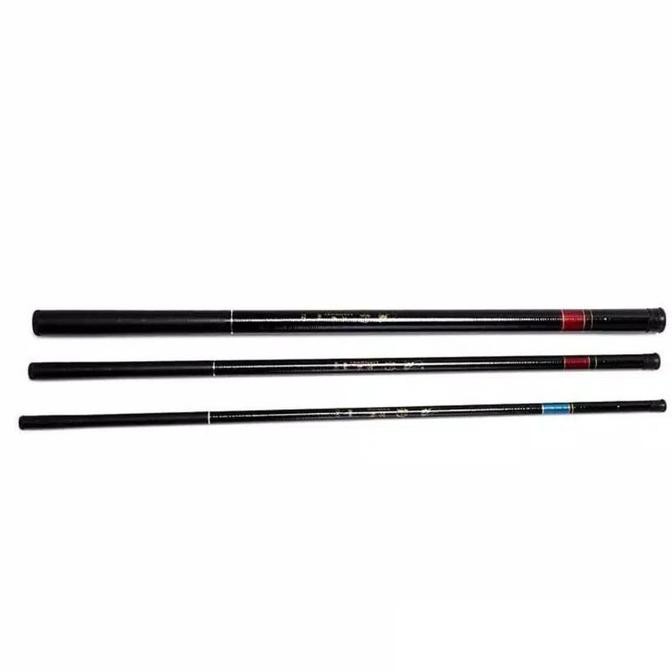 TERMURAH Joran Pancing Tegek Teleskopis 630 Cm Fiber Glass Material Fishing Rod