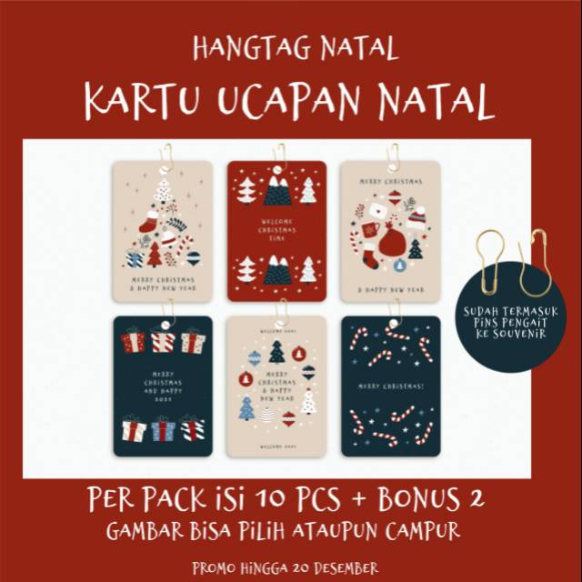 

Thanks card natal / hangtag natal / thanks card custom natal