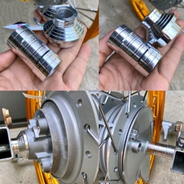 bosh bos cnc boshing kanan kiri tromol RX king PNp arm kaze stainless steel besi stenlis