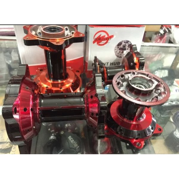 Tromol klx150 warna Merah dan Gold