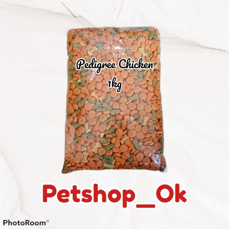 PEDIGREE CHICKEN 1kg REPACK makanan anjing