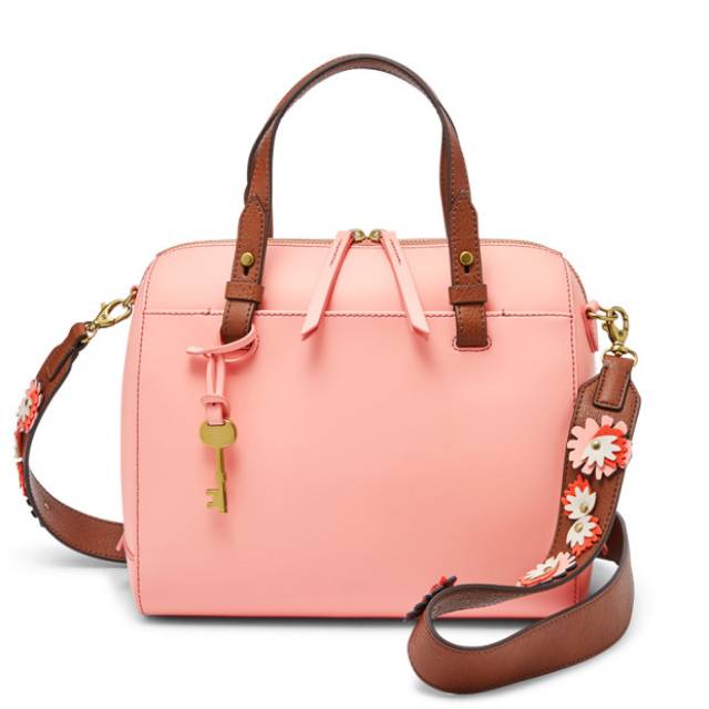 Tas Tangan Fossil Rachel Satchel Cherry Blossom Satchel
