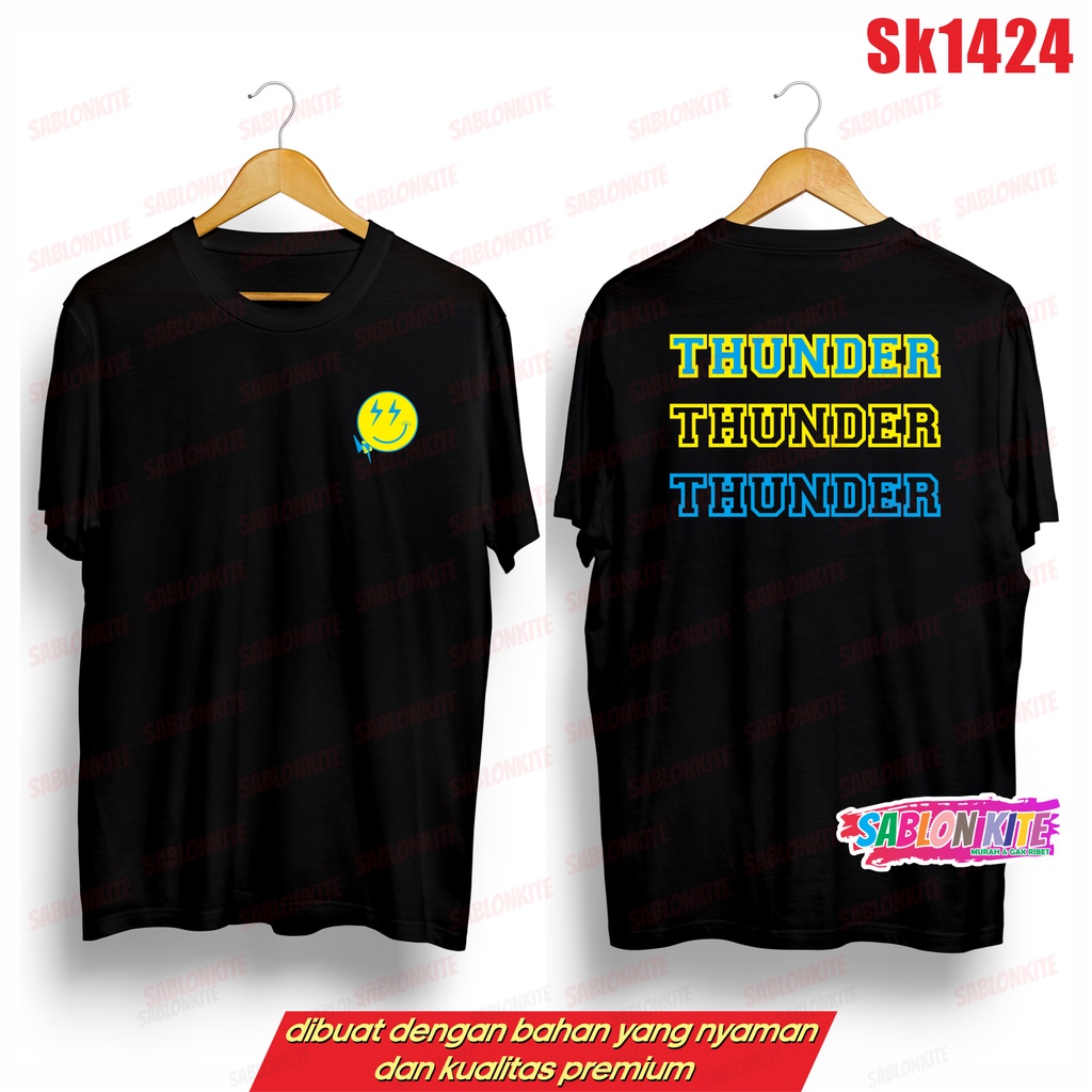 MURAH!!! KAOS ATEEZ SEONGHWA THUNDER SK1424 UNISEX COMBED 30S