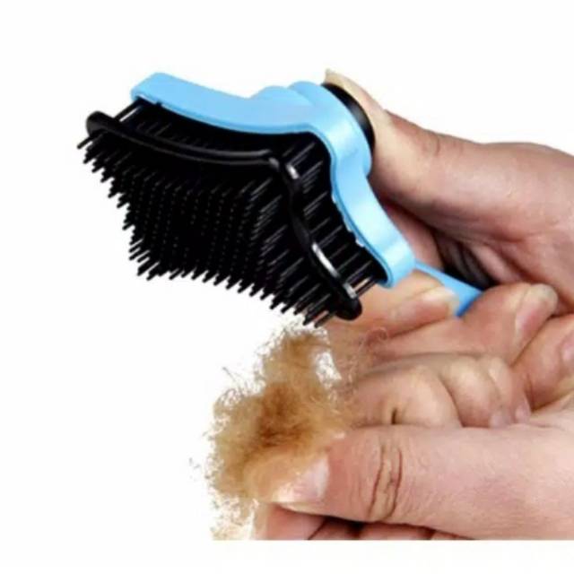 SISIR GROOMING ANJING KUCING KELINCI OTOMATIS SELF CLEANING - PEMBERSIH BULU RONTOK KUCING ANJING