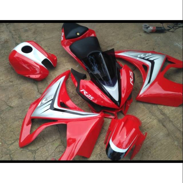 FULLSET BODY FAIRING MODEL R25 FOR VIXION,NEW,NVL,NVA,PLUS STANG JEPIT