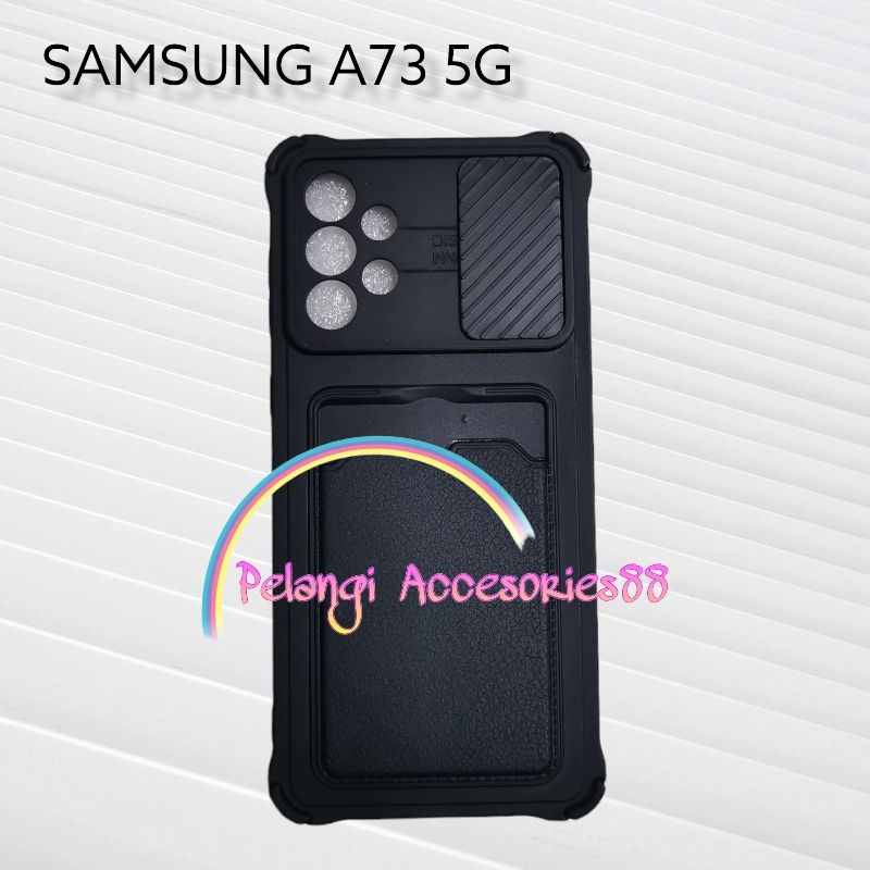 CASE SAMSUNG A73 5G SOFTCASE SLEDING WARNA WARNI