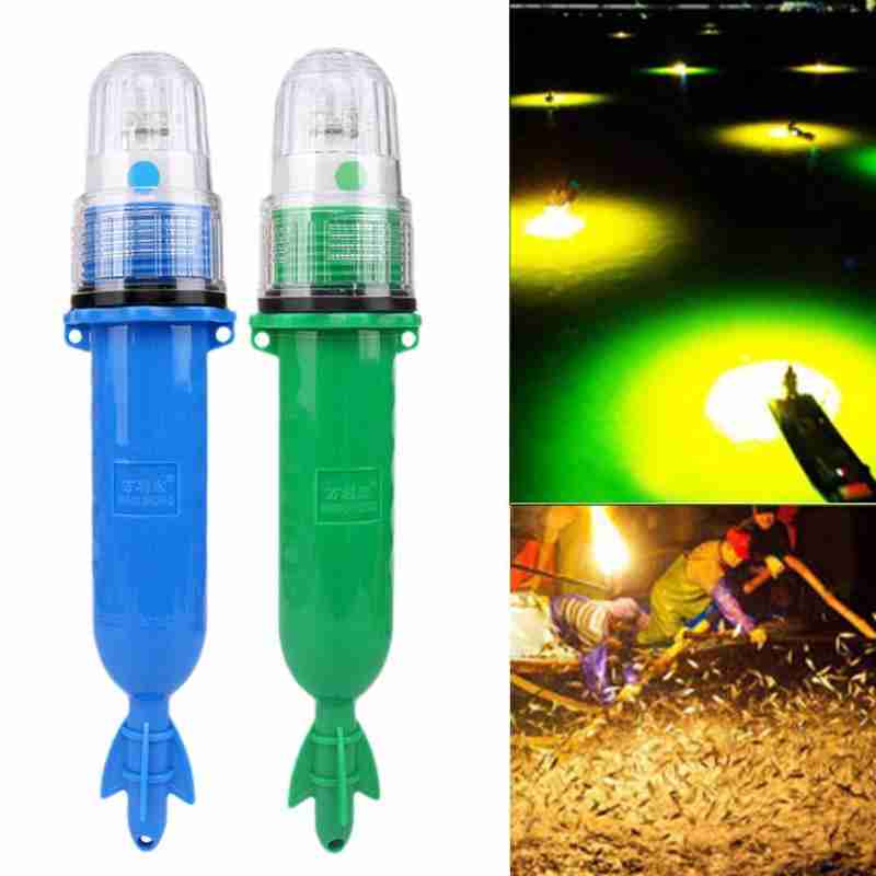 Lampu LED 3 Warna Ukuran 21cm / 26cm Untuk Memancing