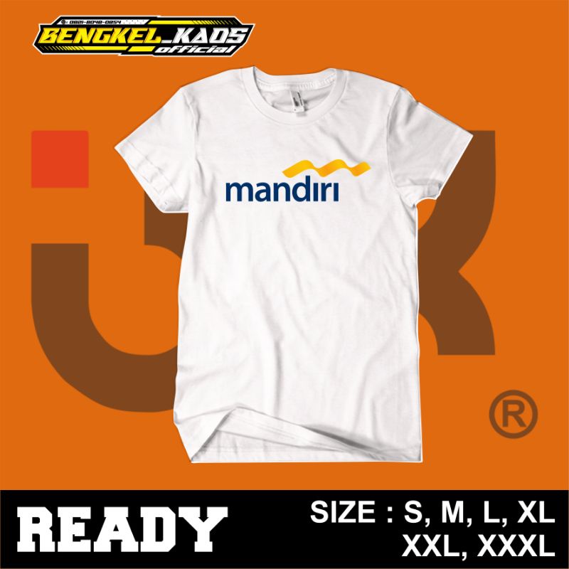 Kaos T-shirt Bank Mandiri