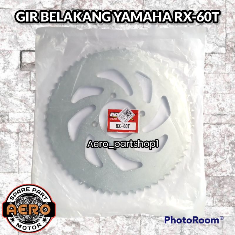 Gir/gear YAMAHA RXK/FIZR/JUPZ/VEGA ukuran 428x60T