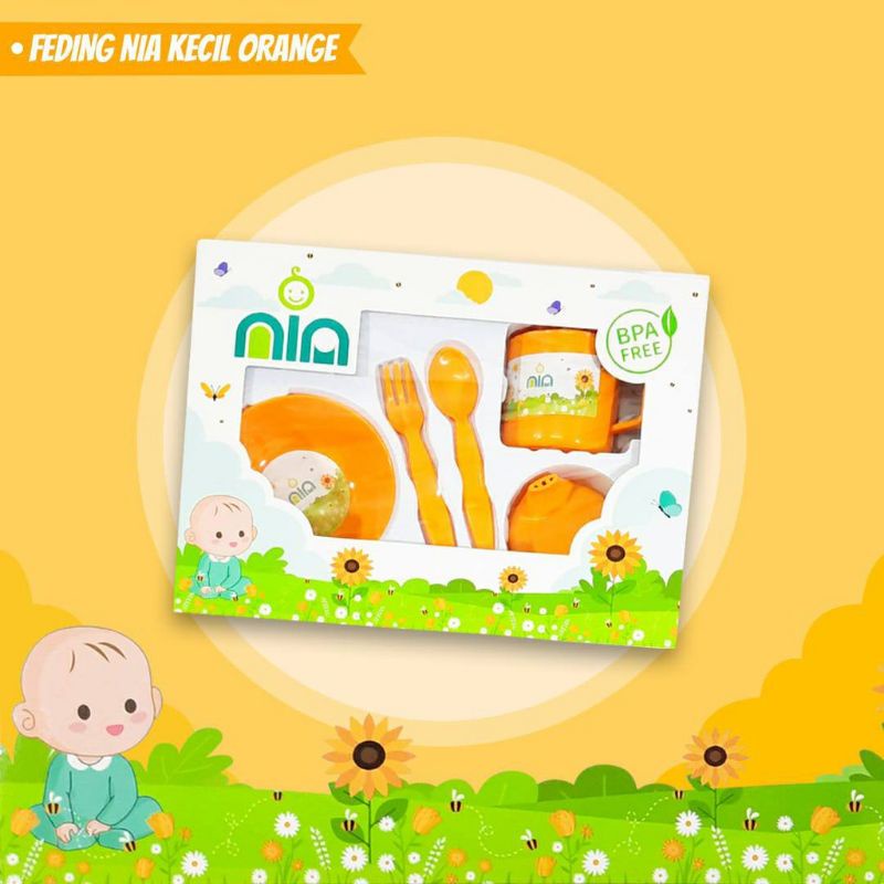 Tempat Makan Feeding Set NIA