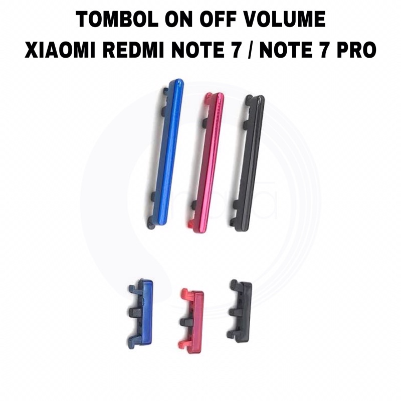 Tombol On Off Volume Xiaomi Redmi Note 7 / Note 7 Pro - Button Keypad