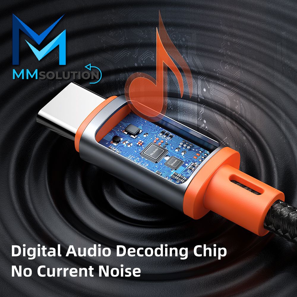 MCDODO CA-7561 Converter Type C To Jack 3.5MM Music + Call + Volume