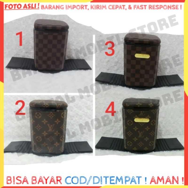 TEMPAT KOTAK BOX TONG SAMPAH MOBIL DAPUR KAMAR MANDI KITCHEN WC TOILET MEJA KULIT LOUIS VUITTON COKL