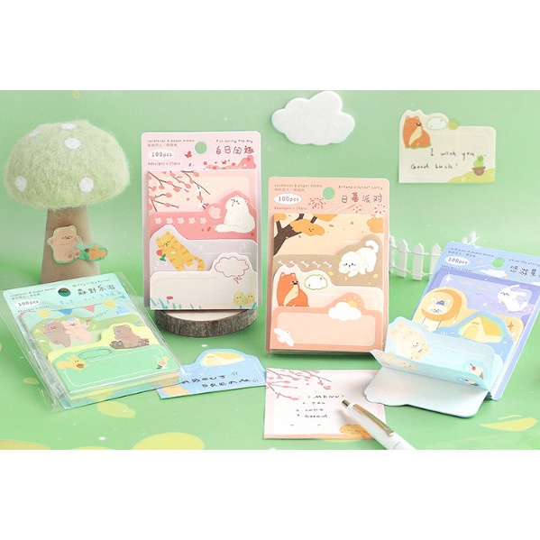 

Paper Memo Animal 100 Lembar