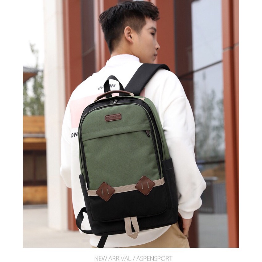 Tas Ransel Sekolah Kuliah Pria Wanita Korean Style Backpack 1816