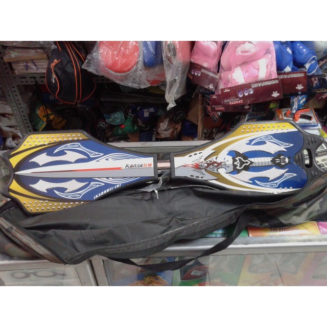 RIPSTICK SKATEBOARD RODA DUA WAVEBOARD SWAYBOARD 2 WHEEL ROCKET KANSA