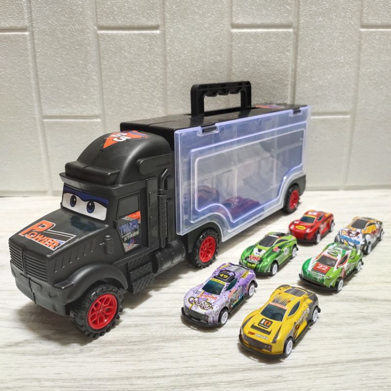 Mainan Truk Kontainer Box Muatan Mobil Diecast Mobil Truk Mini