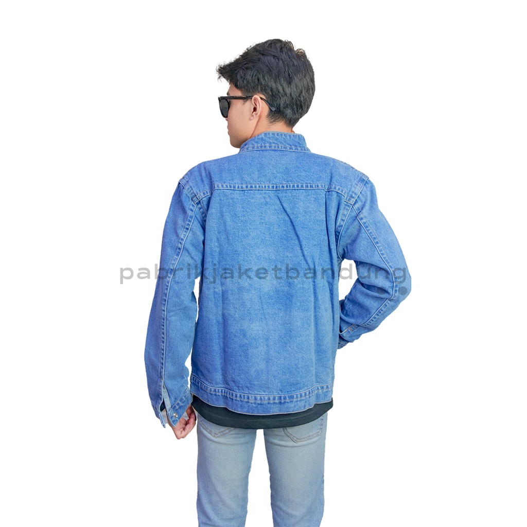 Jaket Jean&quot;s SUNMORI Pria II JAKET JEANS ZIPPER || JAKET JEANS PREMIUM