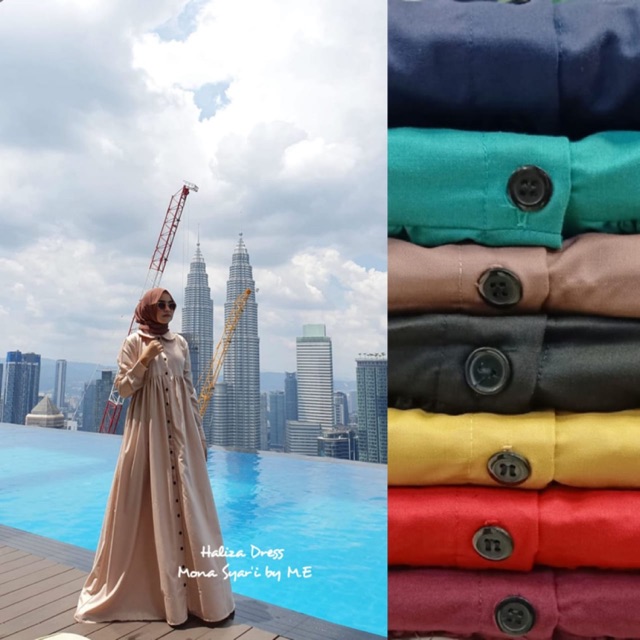 Haliza Dress ORI Mona Syari by M.E
